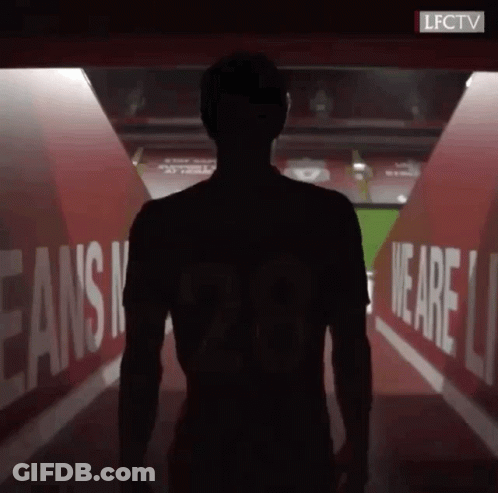 Man In Black Shirt Number 23 Walking Through Tunnel GIF
