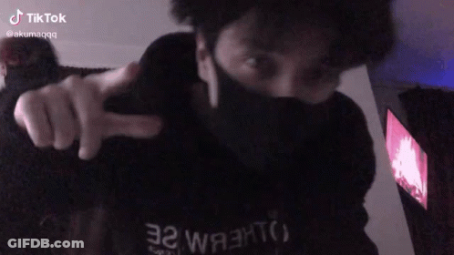 Man In Black Shirt Number 32 Pointing At Camera GIF