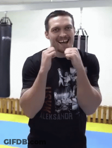 Man In Black Shirt Saying Aleksandr GIF
