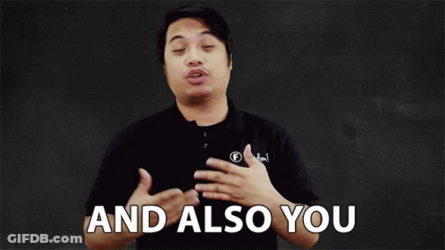 Man In Black Shirt Saying And Also You GIF