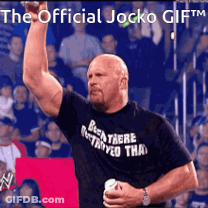 Man In Black Shirt Saying Beer There Destroyed That GIF
