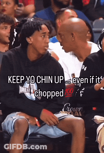 Man In Black Shirt Saying Crown GIF