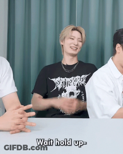 Man In Black Shirt Saying Deathcore GIF