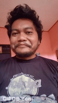 Man In Black Shirt Saying Everything Also Got GIF