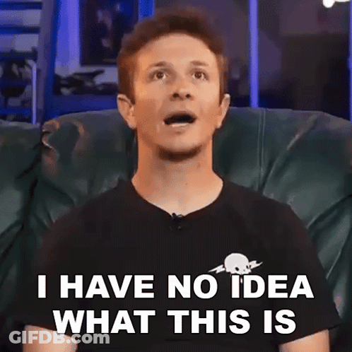 Man In Black Shirt Saying I Have No Idea GIF