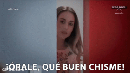 Man In Black Shirt Saying I Love Gossip GIF