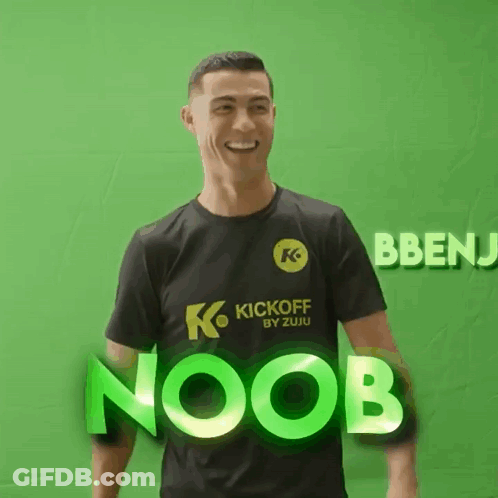 Man In Black Shirt Saying Kickoff By Zua GIF