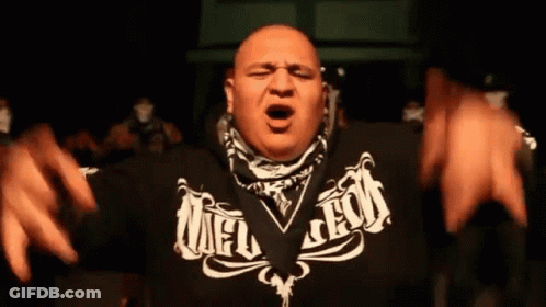 Man In Black Shirt Saying Mafia Fed GIF