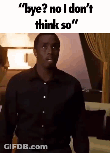 Man In Black Shirt Saying No GIF
