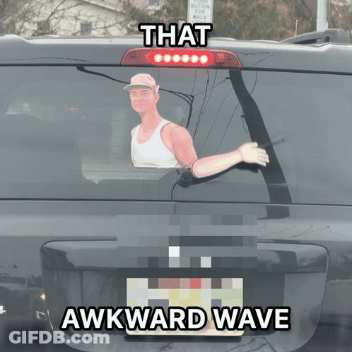 Man In Black Shirt Saying Now It's Awkward GIF