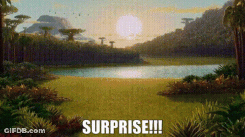 Man In Black Shirt Saying Surprise Motherfucker GIF