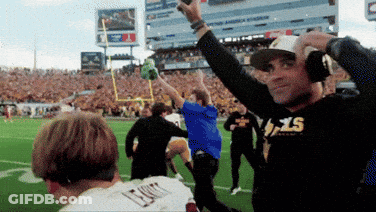 Man In Black Shirt Saying Texas GIF