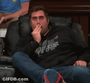 Man In Black Shirt Saying Texas Tech GIF