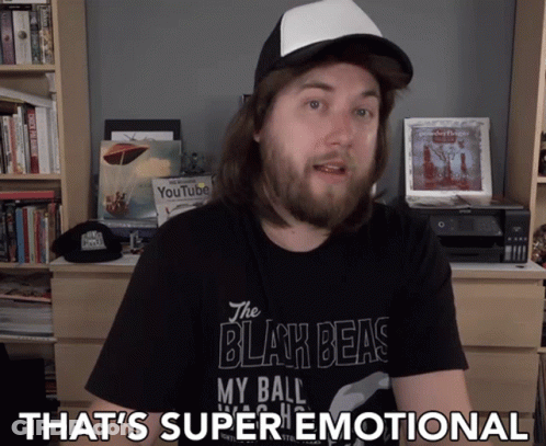 Man In Black Shirt Saying The Black Beas GIF