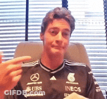 Man In Black Shirt Saying UBS GIF