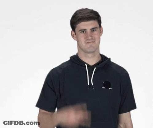 Man In Black Shirt Saying Unity GIF