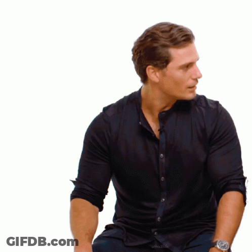 Man In Black Shirt Saying Who Is That Girl GIF