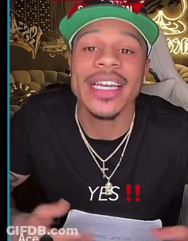 Man In Black Shirt Saying Yes GIF