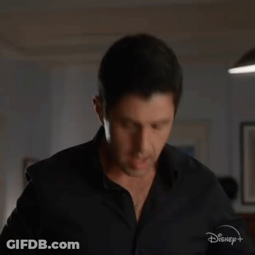 Man In Black Shirt Standing GIF
