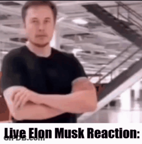 Man In Black Shirt Standing With Arms Crossed GIF