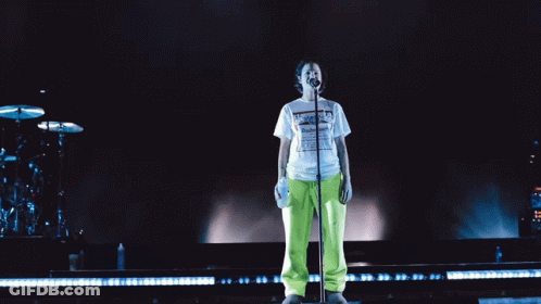Man In Black Shirt Standing With Arms Crossed GIF