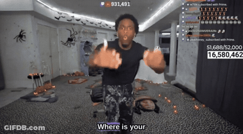 Man In Black Shirt Thumbs Up Saying Where Is Your GIF