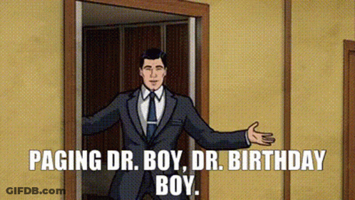 Man In Black Shirt Waving GIF
