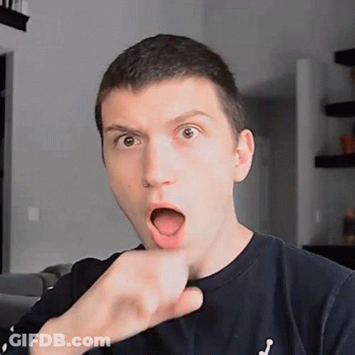 Man In Black Shirt White J GIF