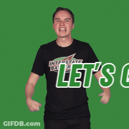 Man In Black Shirt With 1000000 Green Background GIF