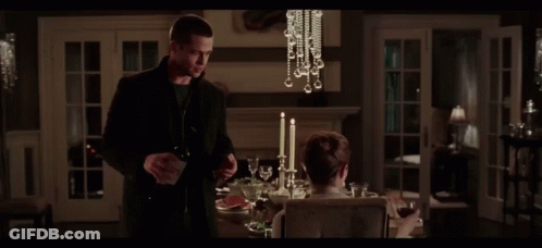 Man In Black Shirt With Eyes Closed GIF