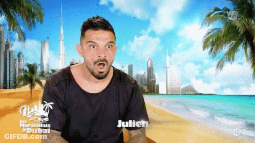 Man In Black Shirt With Julien GIF