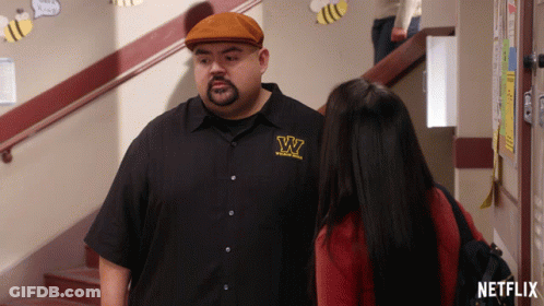 Man In Black Shirt With Letter W GIF