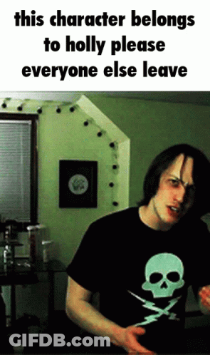 Man In Black Shirt With Lightning Bolt GIF