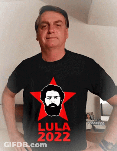 Man In Black Shirt With Lula 2022 GIF