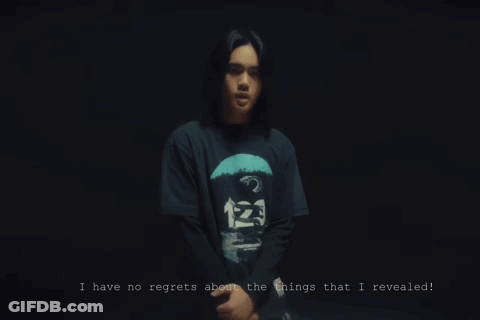 Man In Black Shirt With Number 123 GIF