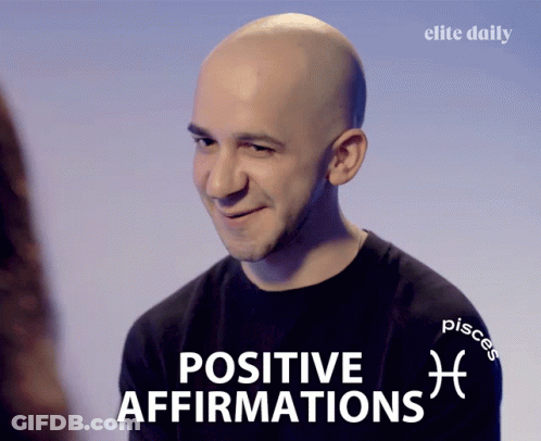 Man In Black Shirt With Pisces GIF