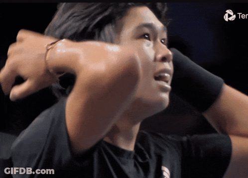 Man In Black Shirt With Ten Logo GIF