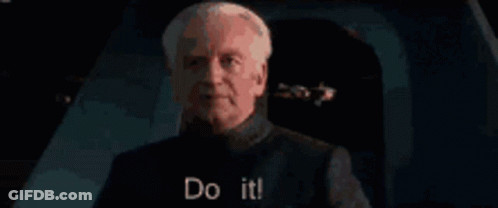 Man In Black Suit Saying Do It GIF