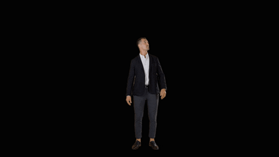 Man In Black Suit Wooow GIF