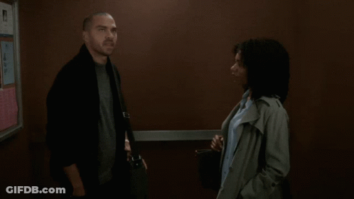 Man In Black Sweater In Elevator GIF