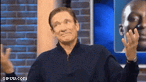 Man In Black Sweater Making Funny Face GIF