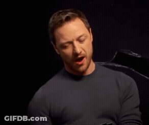 Man In Black Sweater Making Funny Face GIF