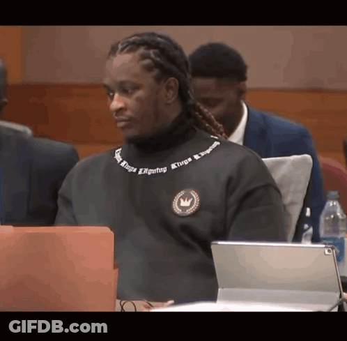 Man In Black Sweater Saying Kings On Neck GIF