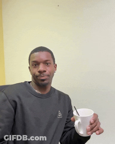 Man In Black Sweatshirt Pointing GIF