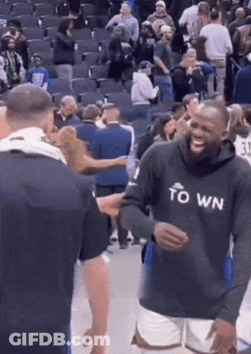 Man In Black Sweatshirt Saying To Win GIF