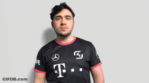 Man In Black T-Mobile Shirt Fist Pump GIF