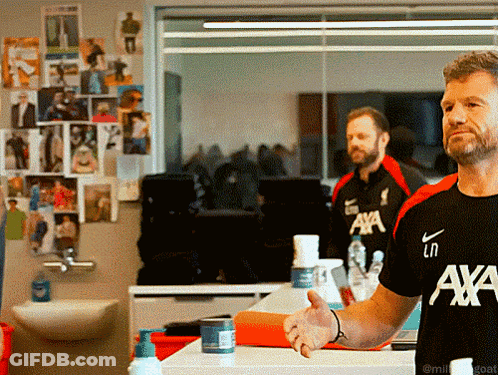 Man In Black T-Shirt Saying Axa GIF