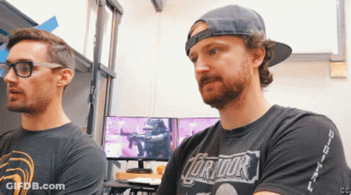 Man In Black T-Shirt Saying Tortor GIF