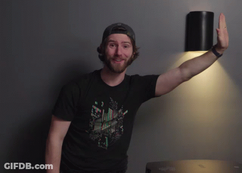 Man In Black T-Shirt With City Map GIF