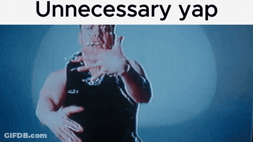 Man In Black Tank Top Making Stop Sign GIF